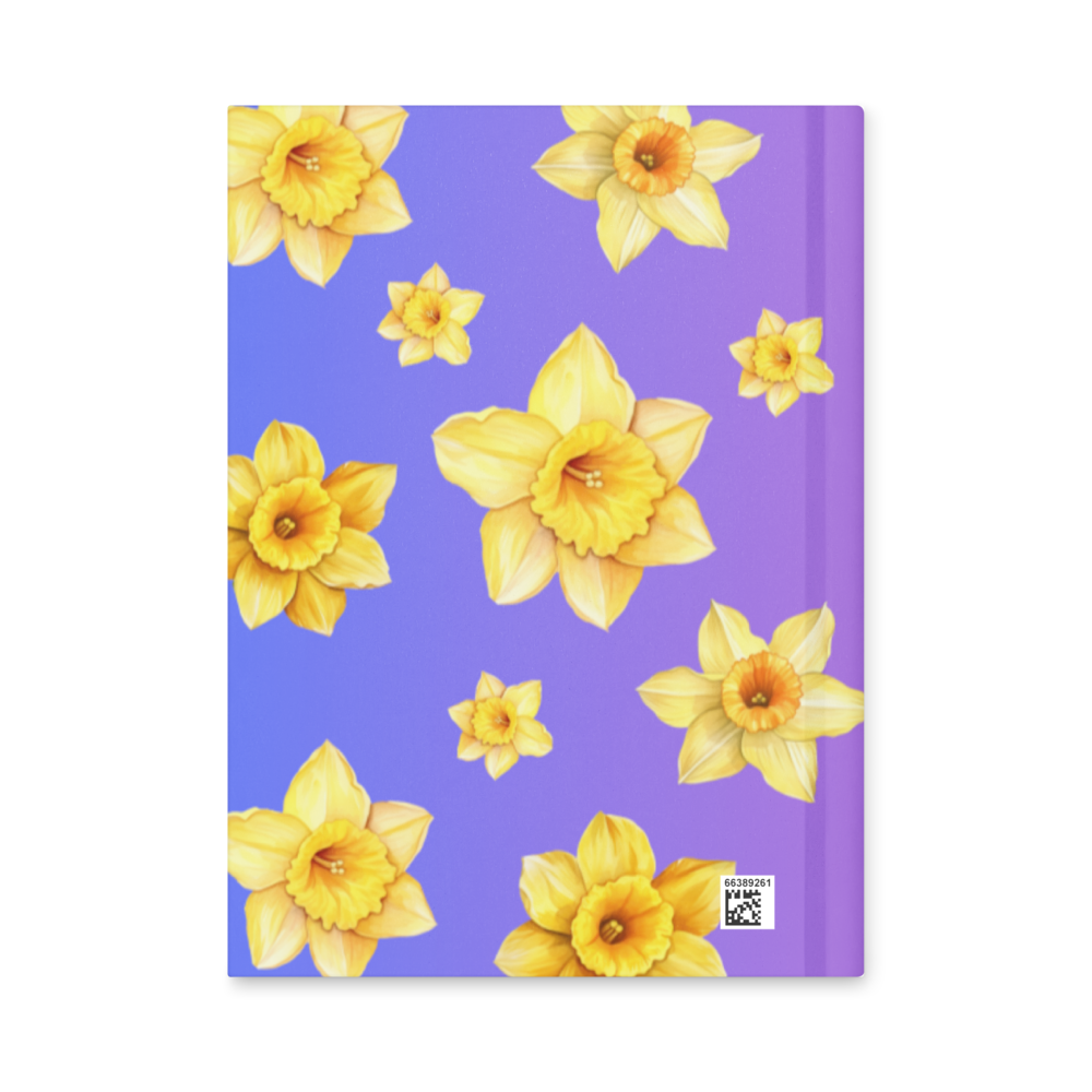 Living With Purpose Journal - Pink & Purple with Yellow Floral Accents