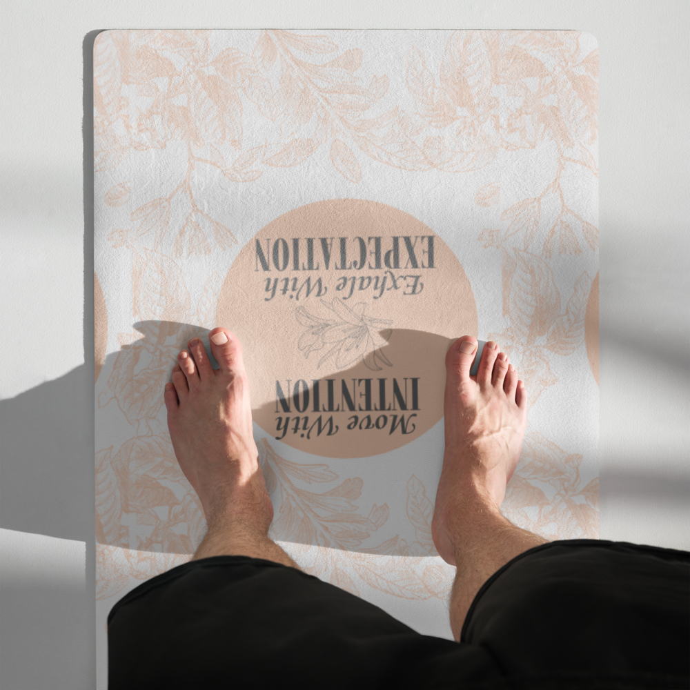 Move With Intention Exercise Mat - Purpose Garden Collective